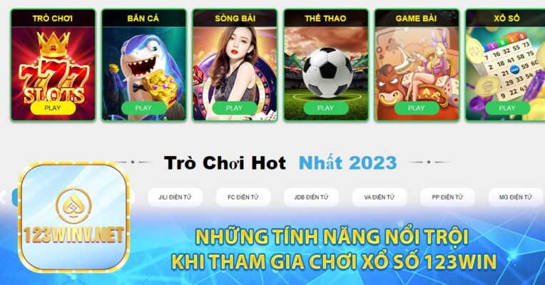 Những Tính năng Nổi trội Khi Tham Gia Chơi XỔ SỐ 123win